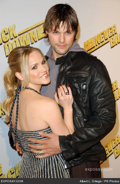 Justin Bruening y su mujer Alex...