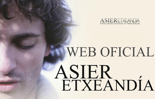 Web oficial Asier Etxeand a pincha sobre la imagen para acceder a la web 