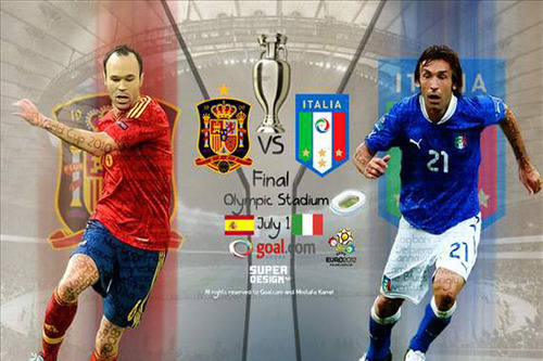 INIESTA [ESPA�A] VS PIRLO [ITALIA]