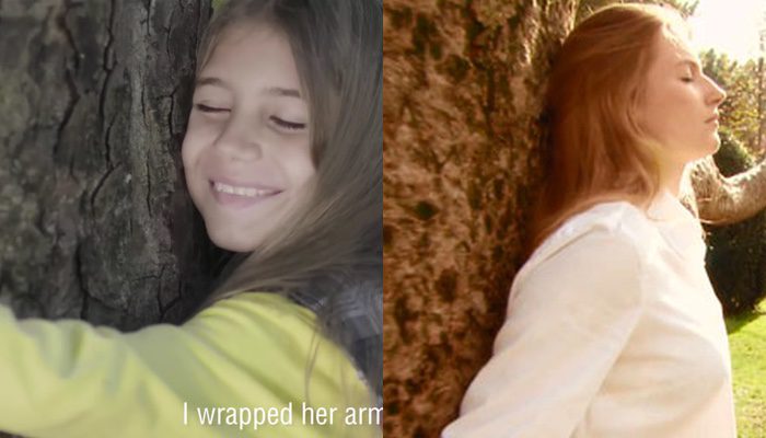 A la niña de Albania le gusta abrazar a los árboles. Anteriormente, en 'Quiero ser monja'...