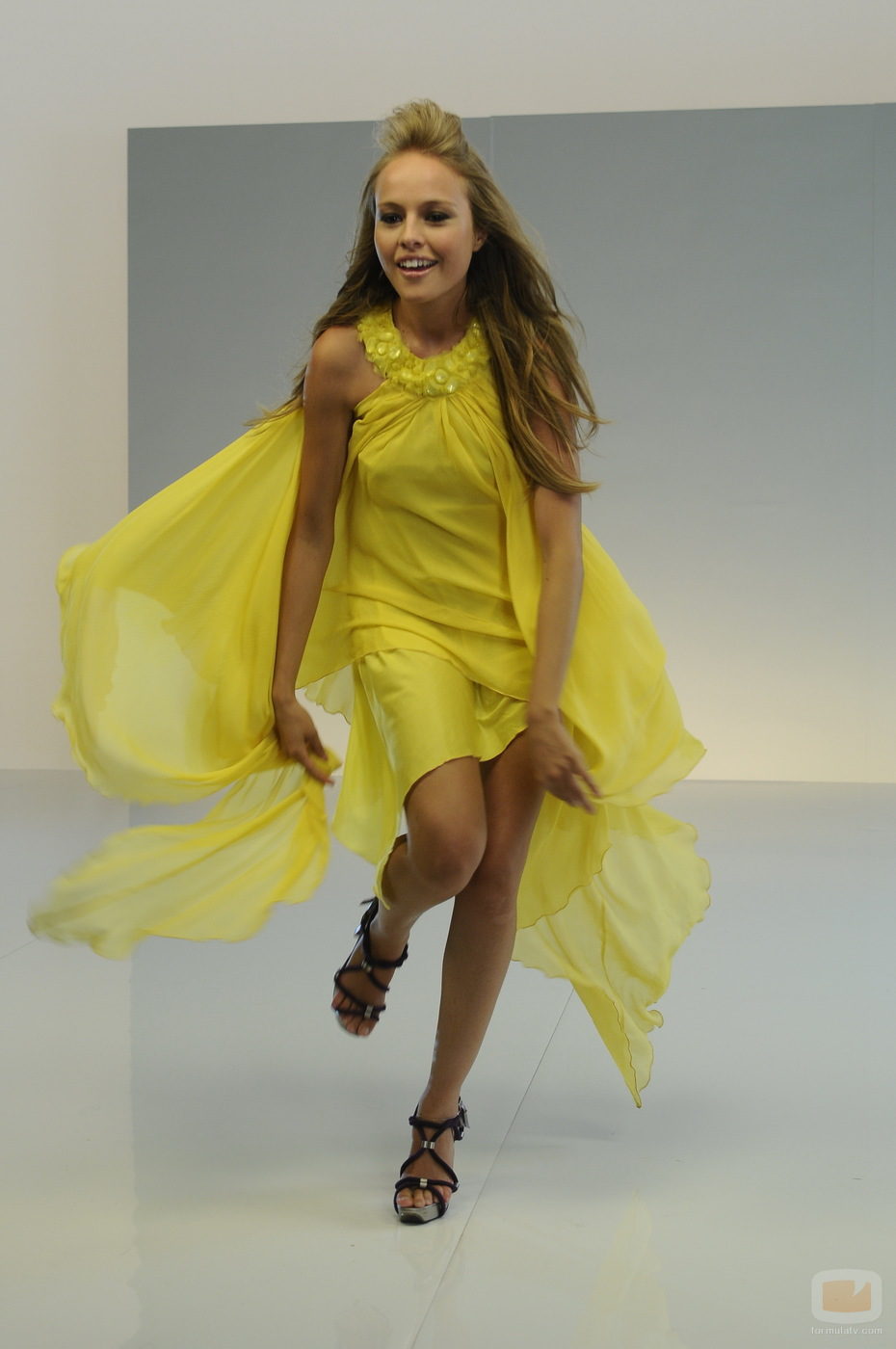 Esmeralda Moya posa para las fotos