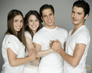Foto promocional de 'El internado' con Elena Furiase, Blanca Su�rez, Mart�n Rivas y Yon Gonz�lez