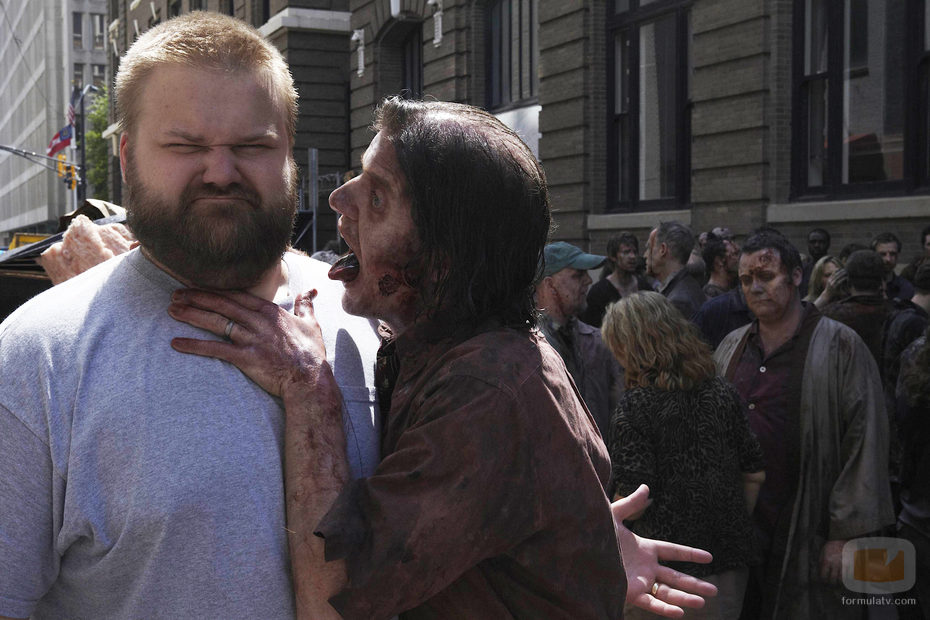 Robert Kirkman en la grabación...