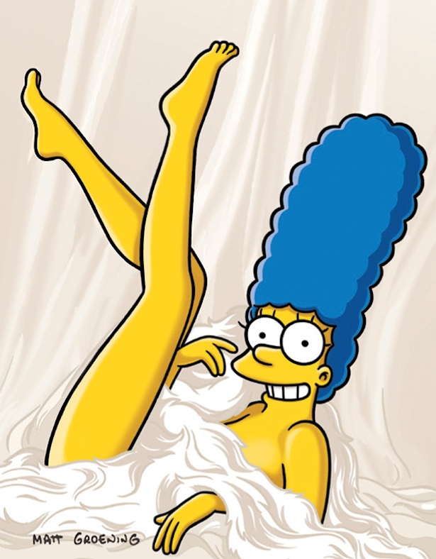 Fotos sexys de Marge Simpson en Playboy