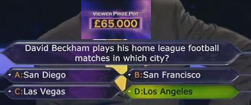 '¿Quién quiere ser millonario?' Especial fin de curso (UK)