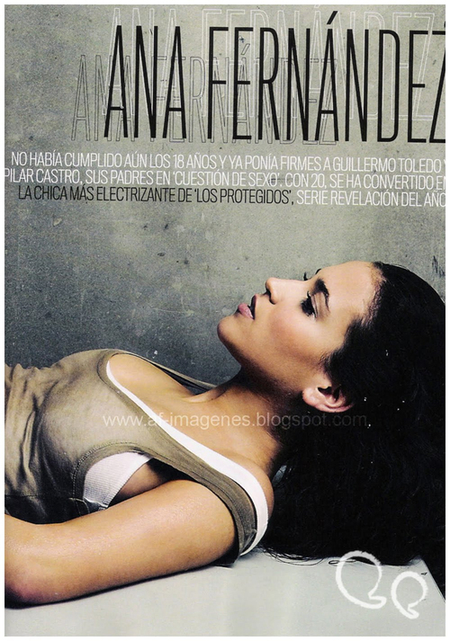 ¡Las fotos de Ana Fernández ('Los Protegidos') en MAN - Próximamente PAULA PRENDES!