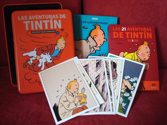 Las Aventuras de Tintín - Recuerdos recogidos en la Edición Coleccionistas Limitada