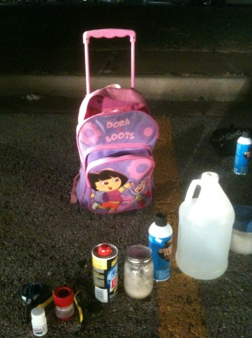 Una mochila de 'Dora, la exploradora' contenía un laboratorio de drogas
