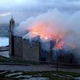 Lume no Santuario da Virxe da Barca