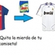 quita la mierda de tu camiseta