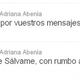 Twitter Adriana Abenia
