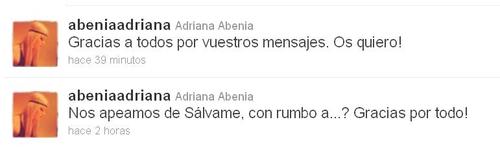 Adriana Abenia será sustituida por Chiqui (GH10) en Sálvame