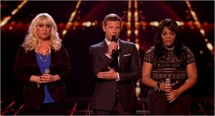 The X Factor UK 2013: Gala 1. Resultados. 