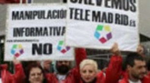 Telemadrid, de nuevo en huelga y en negro