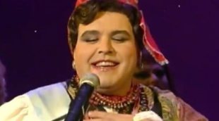 El pasado travesti de Lorenzo Caprile ('Maestros de la costura') como Miss Cantabria