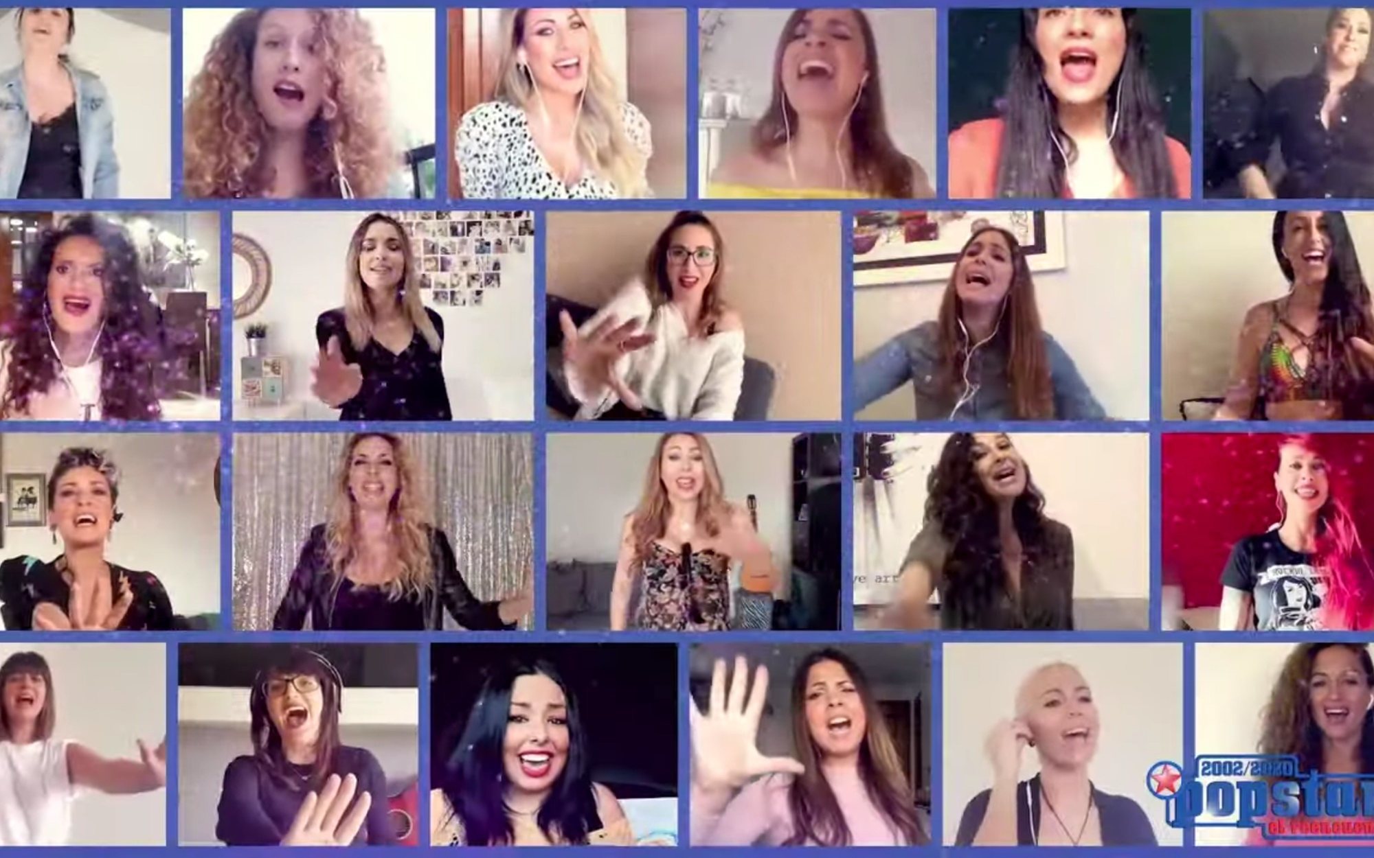 Así ha sido el reencuentro de 'Popstars' con la interpretación del himno y la presencia de Jesús Vázquez