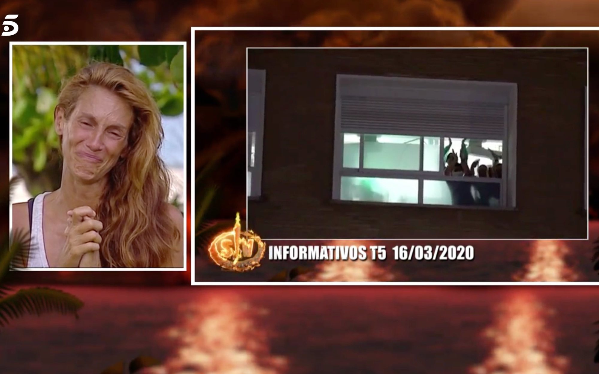 Elena, en shock en 'Supervivientes' tras ver por primera vez el impacto real del coronavirus en España
