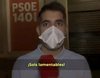 Un reportero de 'Todo es mentira', increpado tras la cacerolada en la sede del PSOE: "¡Embustero!"