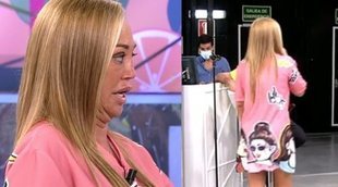 Belén Esteban abandona el plató de 'Sálvame' al escuchar hablar de su hija: "¡Hasta los huevos estoy!"