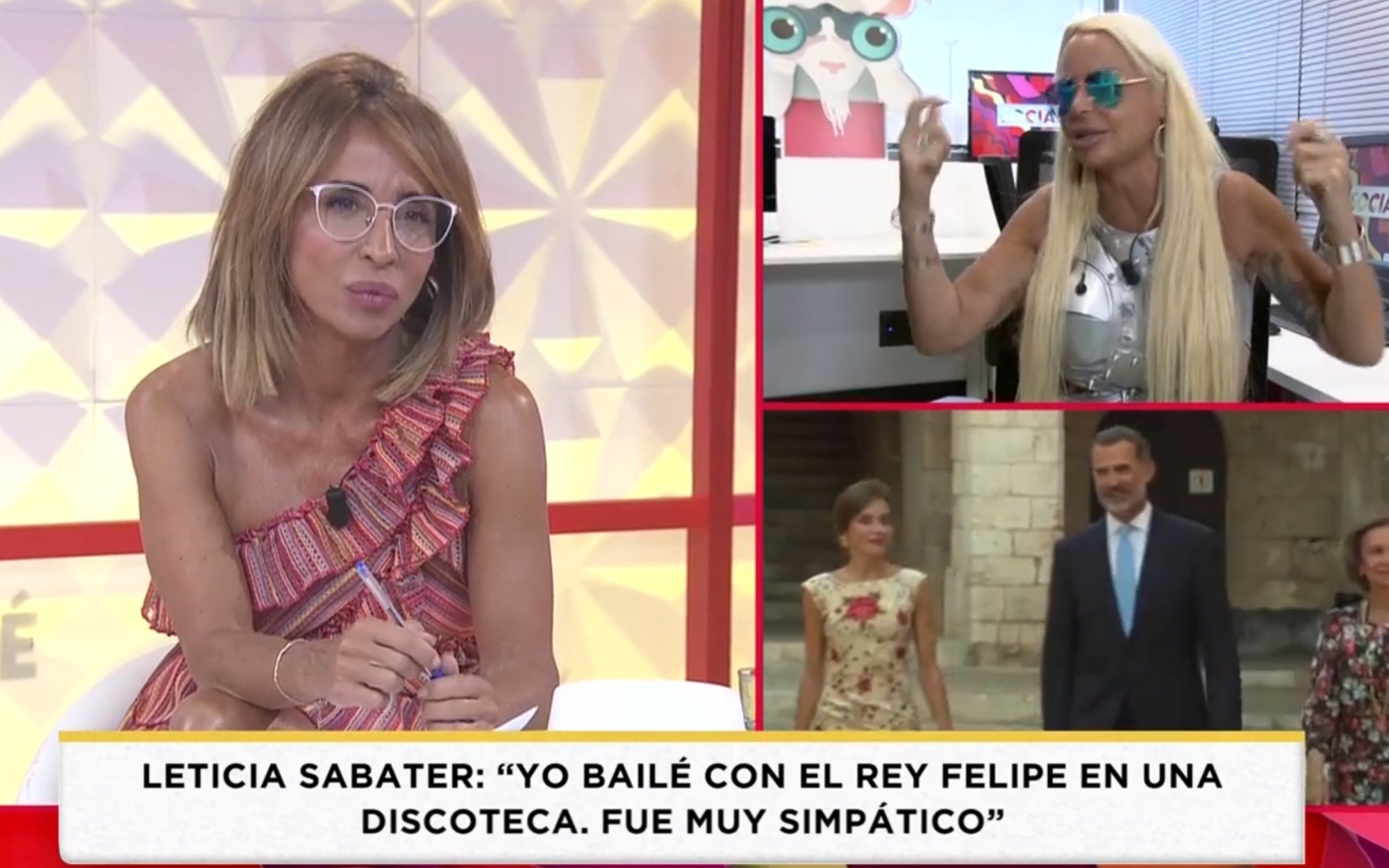 Leticia Sabater recuerda su baile con Felipe VI y revela con qué miembro de la realeza salió