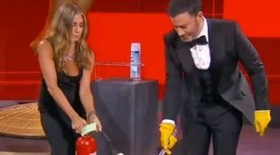 Emmy 2020: Jennifer Aniston y Jimmy Kimmel casi provocan un incendio durante un gag