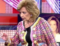 María Teresa Campos se cabrea con Jorge Javier Vázquez y amenaza con abandonar 'Deluxe': "Eso es mentira"