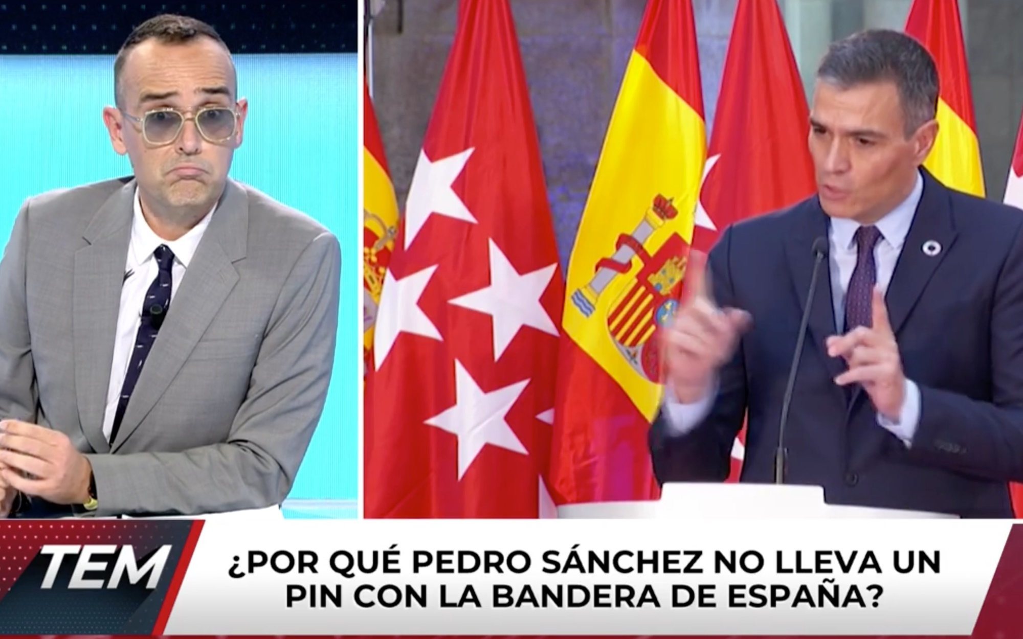 Risto Mejide y su petición a Pedro Sánchez: "Que nuestro presidente lleve la bandera de España con orgullo"