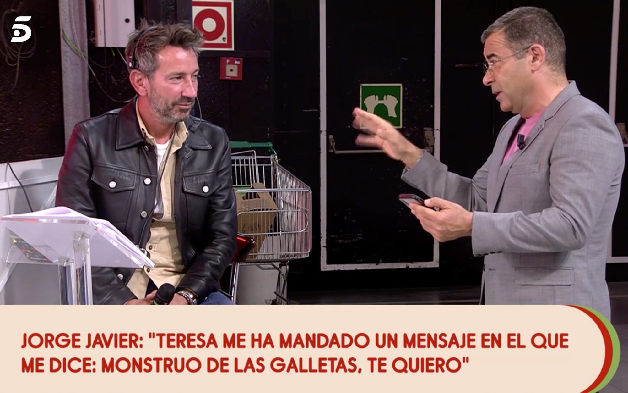 Los mensajes de María Teresa Campos y Jorge Javier Vázquez: "Monstruo de las galletas"