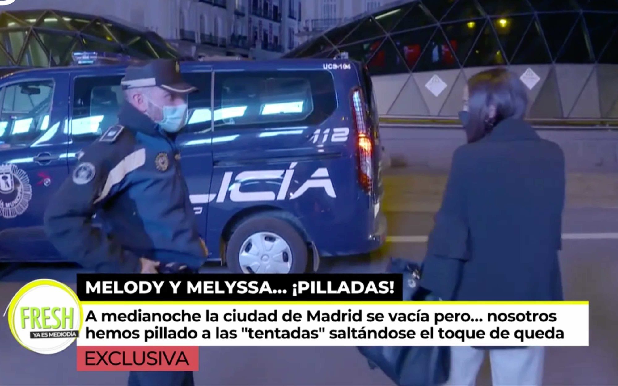 Melodie y Melyssa, de 'La isla de las tentaciones', pilladas saltándose el "toque de queda" en Madrid