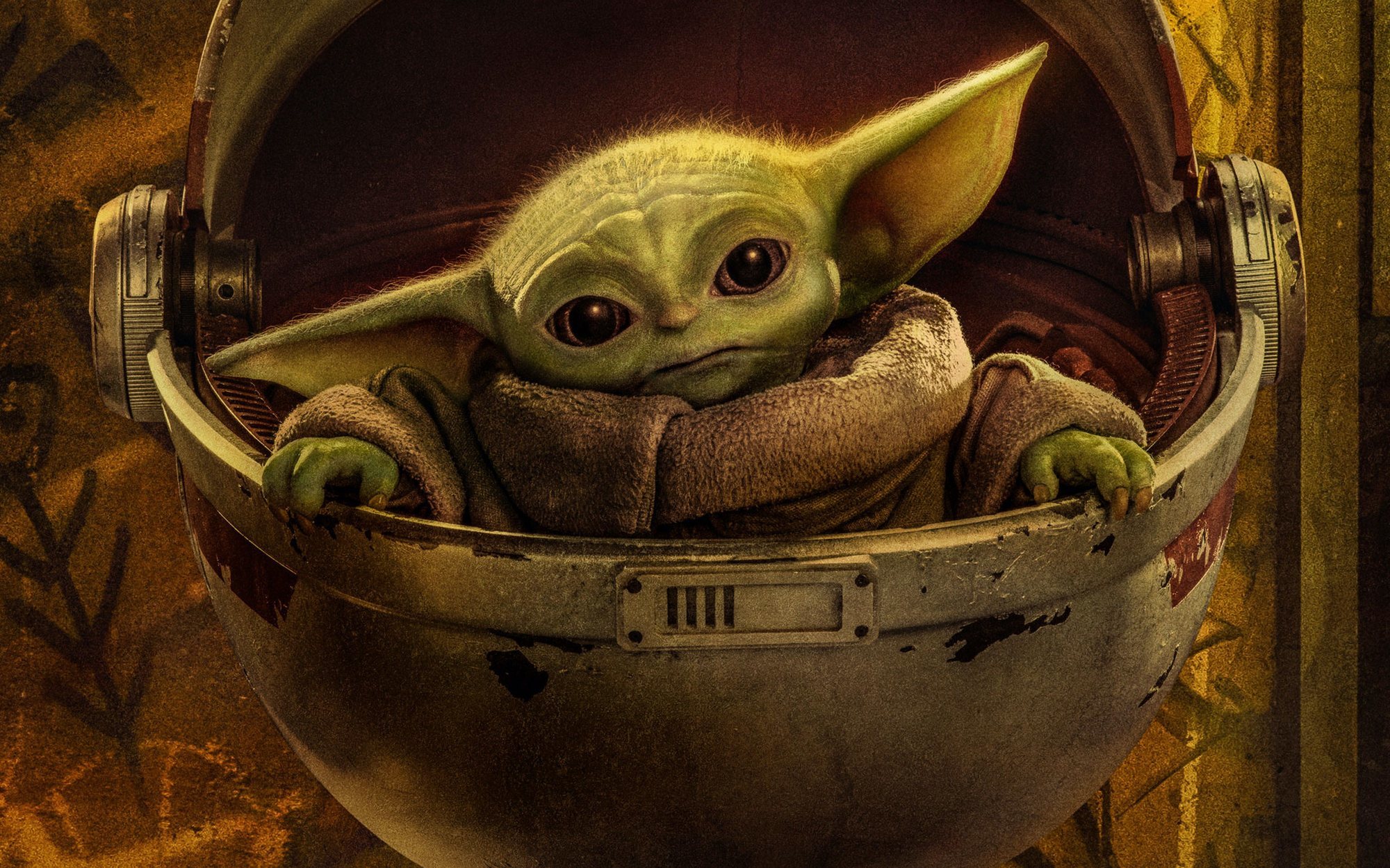 Baby Yoda se cuela en la National Portrait Gallery de Londres