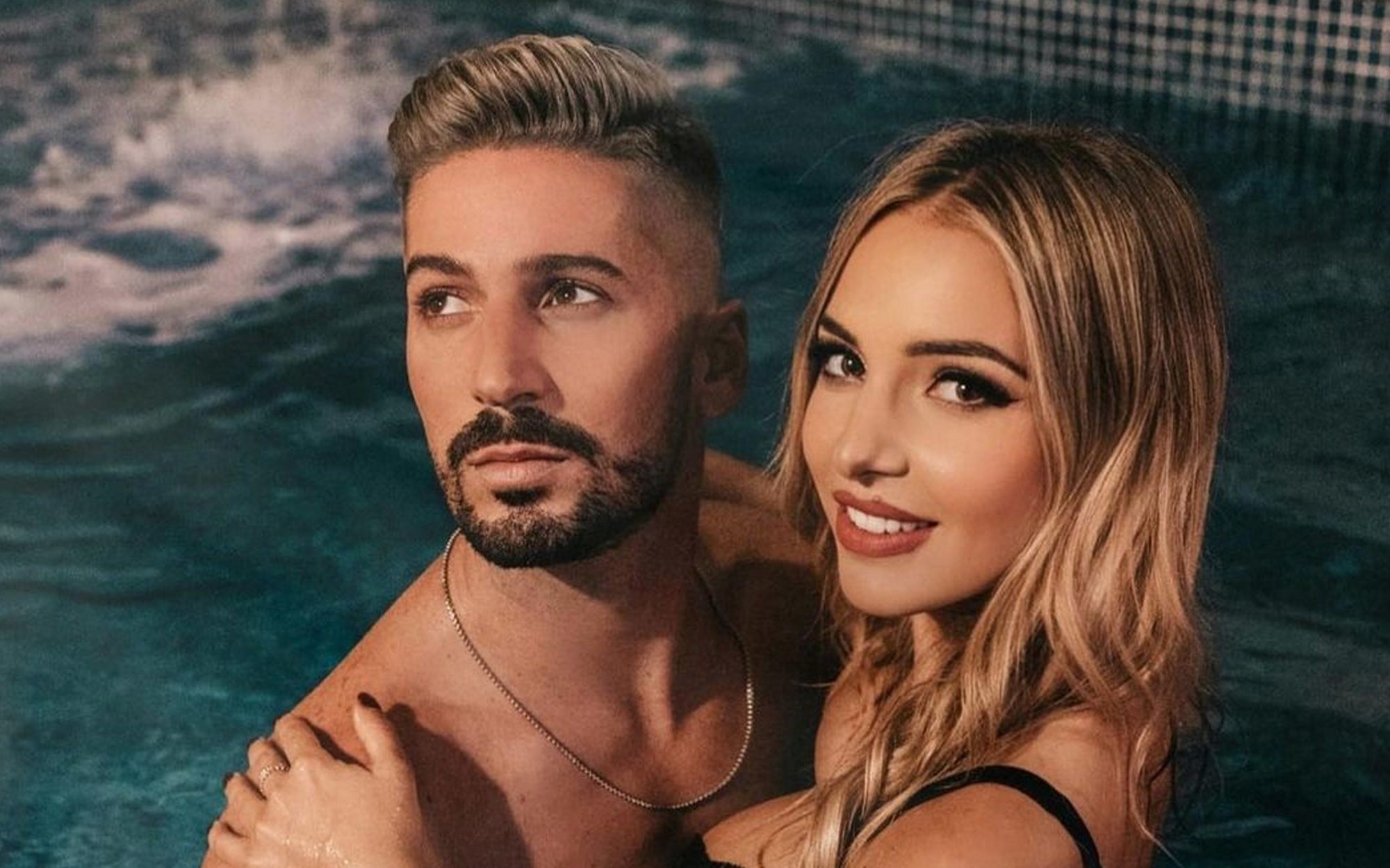 Lester Duque y Patri, de 'La isla de las tentaciones 2', protagonizan un sensual desnudo integral