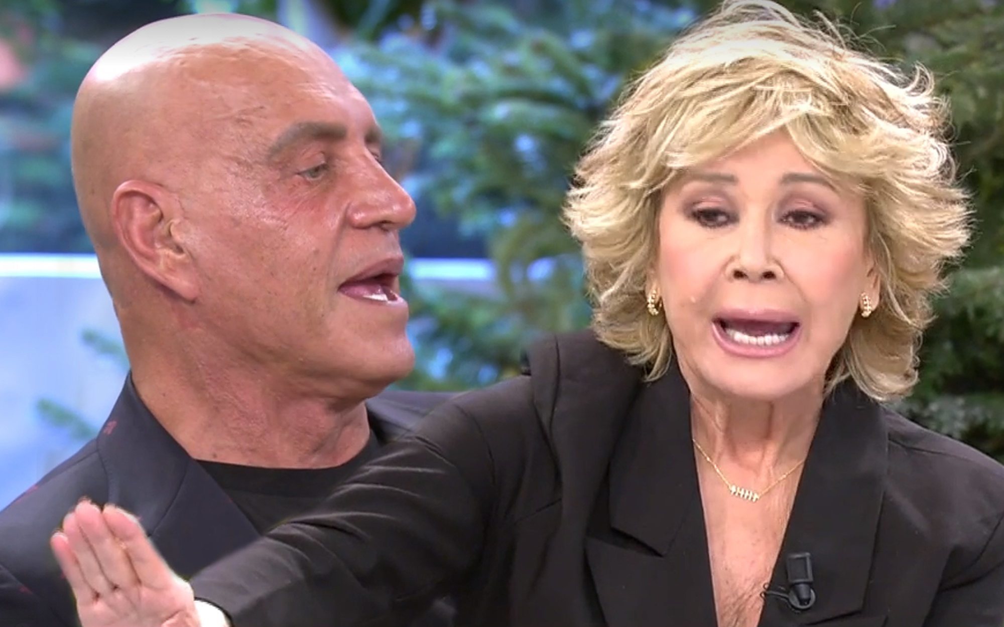 Kiko Matamoros abandona 'Sábado deluxe' tras una bronca con Mila Ximénez: "No pienso aguantar esto"