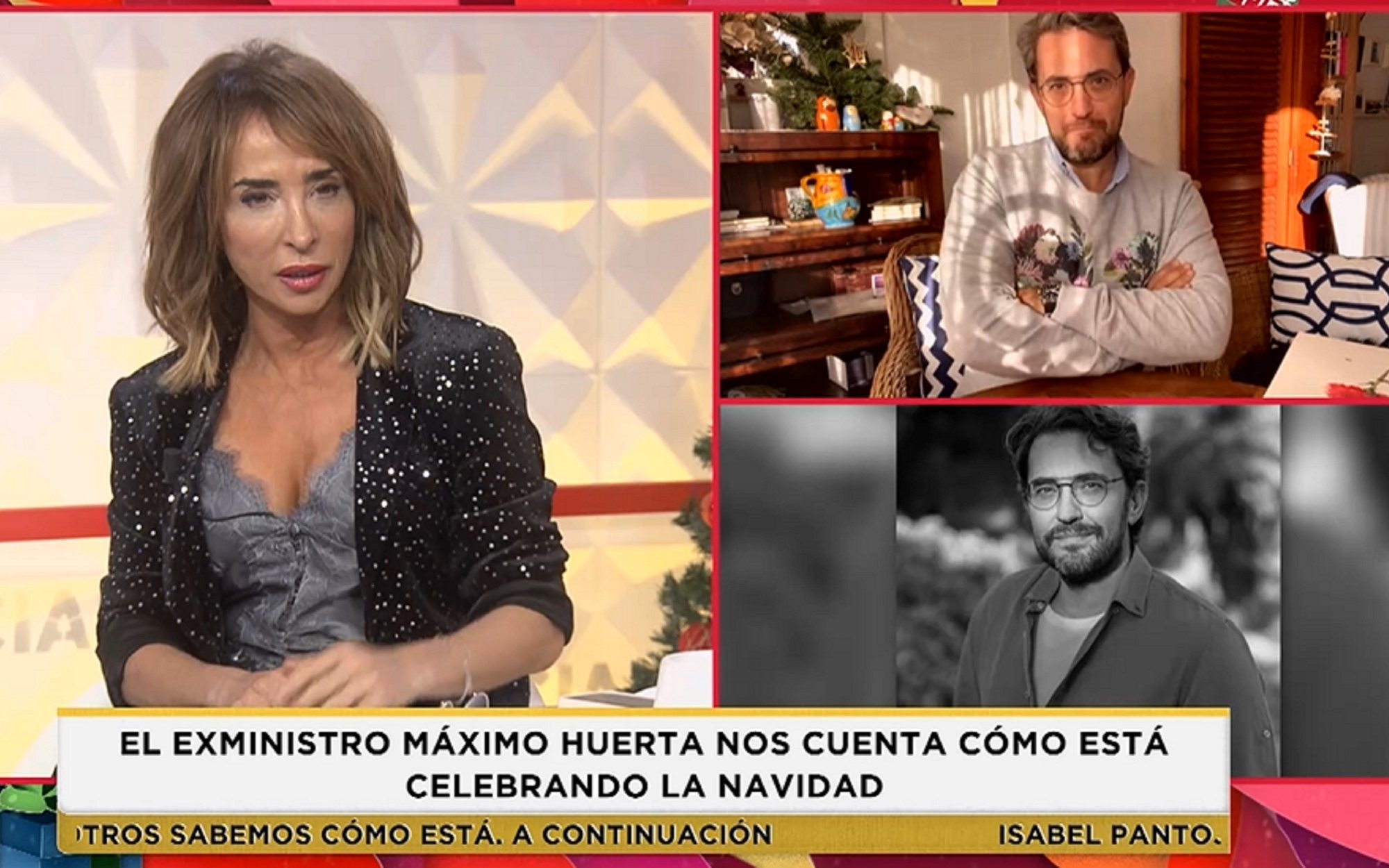 El lapsus de María Patiño al presentar a Máximo Huerta que arrancó carcajadas en 'Socialité'