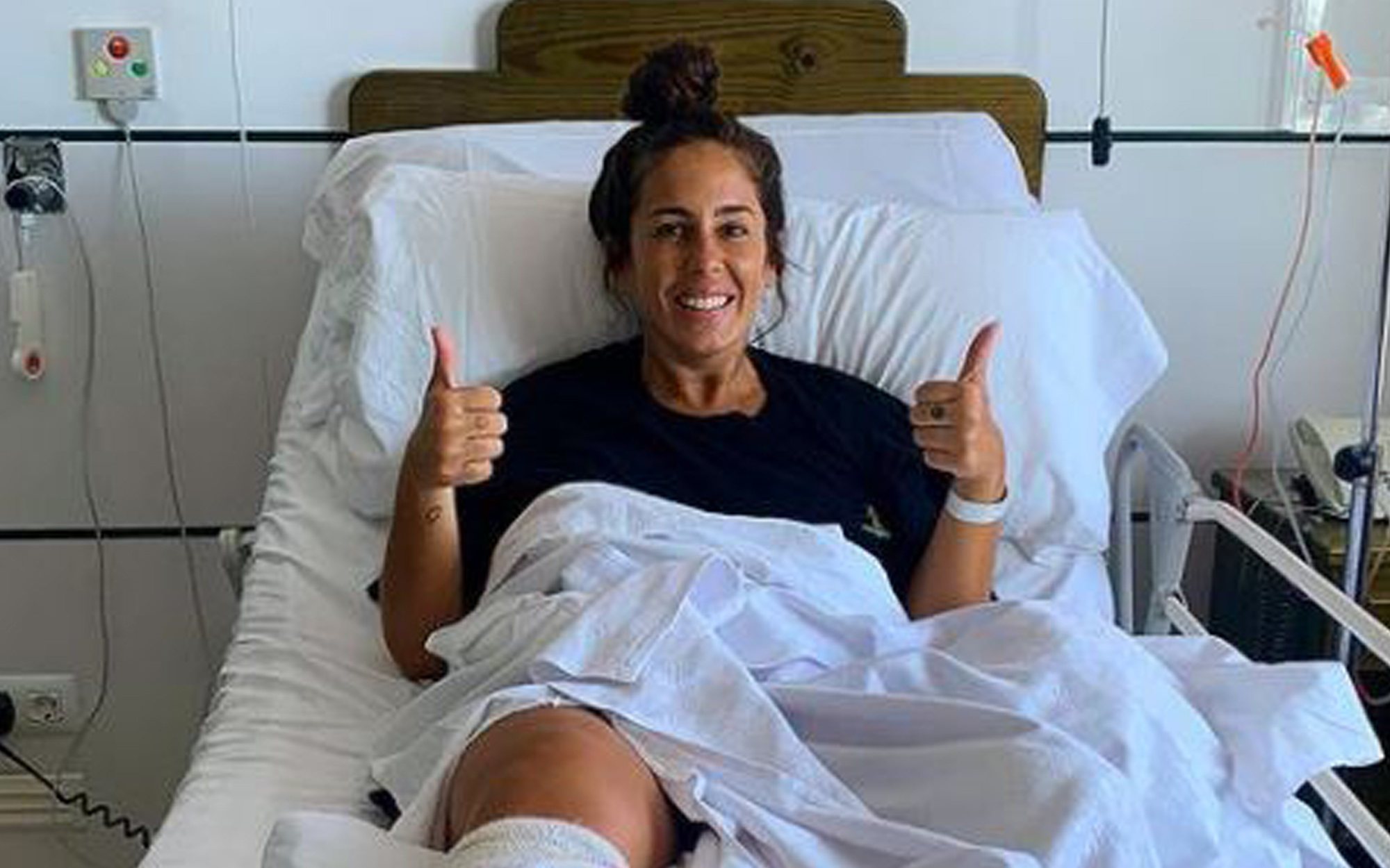 Anabel Pantoja es ingresada de urgencia en el hospital por un problema intestinal