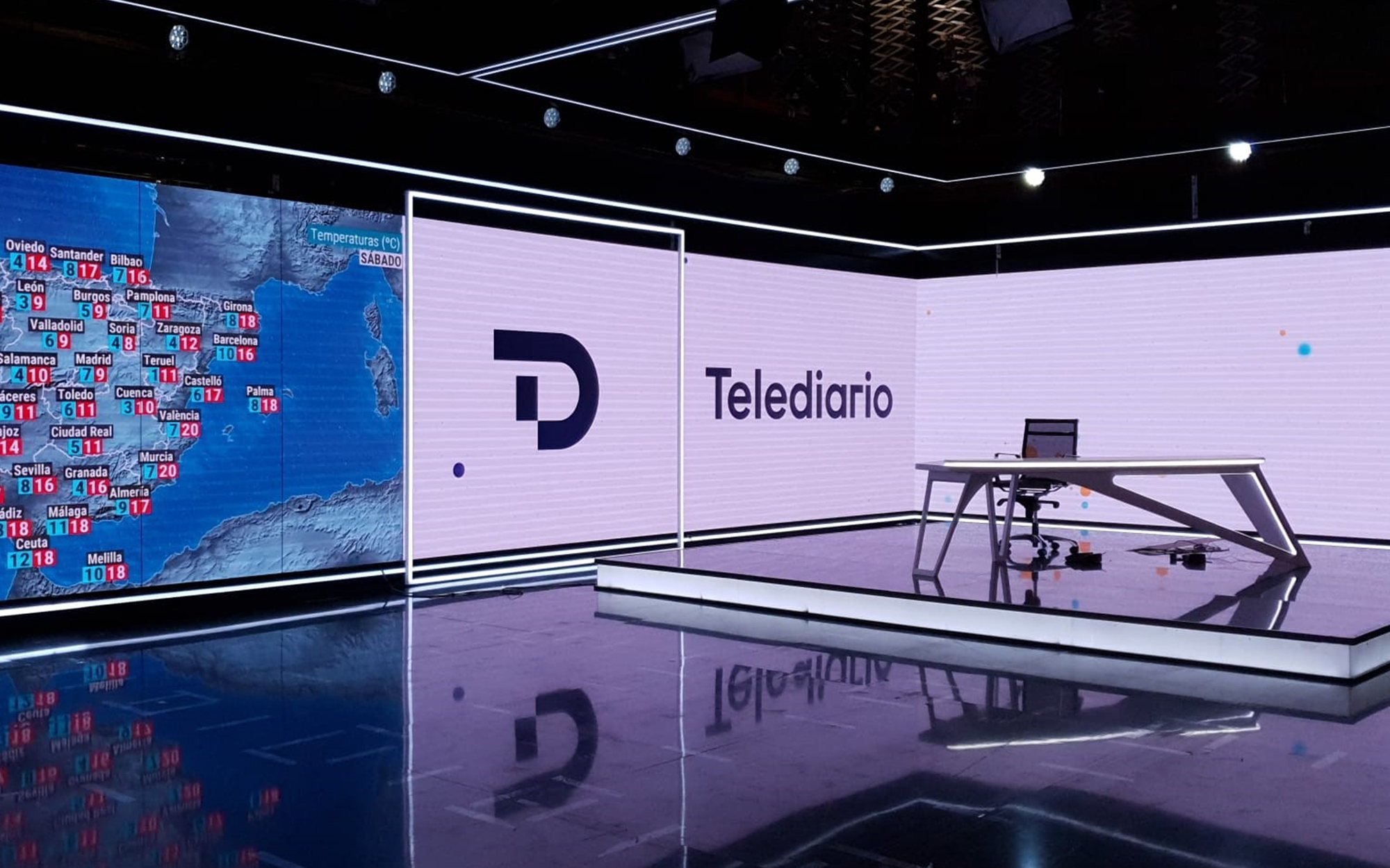 Los 'Telediarios' de TVE estrenan plató y nueva imagen el 11 de enero