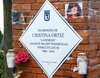 La placa en homenaje a Cristina La Veneno vuelve a estar en el Parque del Oeste 