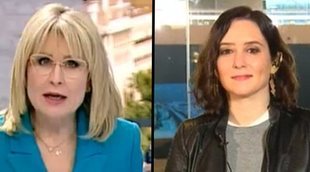 Isabel Díaz Ayuso interviene en Telemadrid tras las críticas por vetar a una de sus presentadoras
