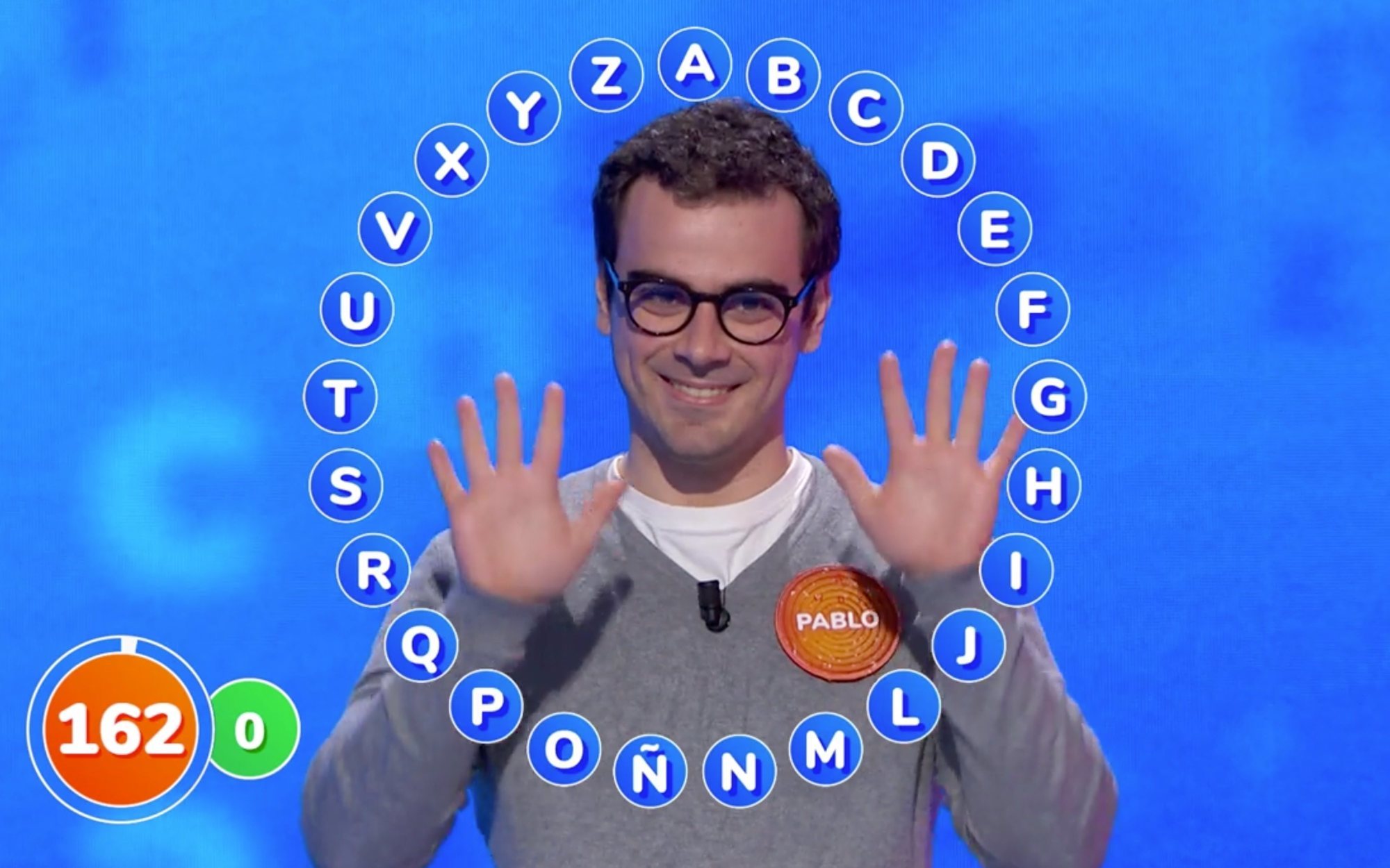 El esperado momento que está a punto de verse de 'Pasapalabra': ¿Gana por fin el bote Pablo Díaz?