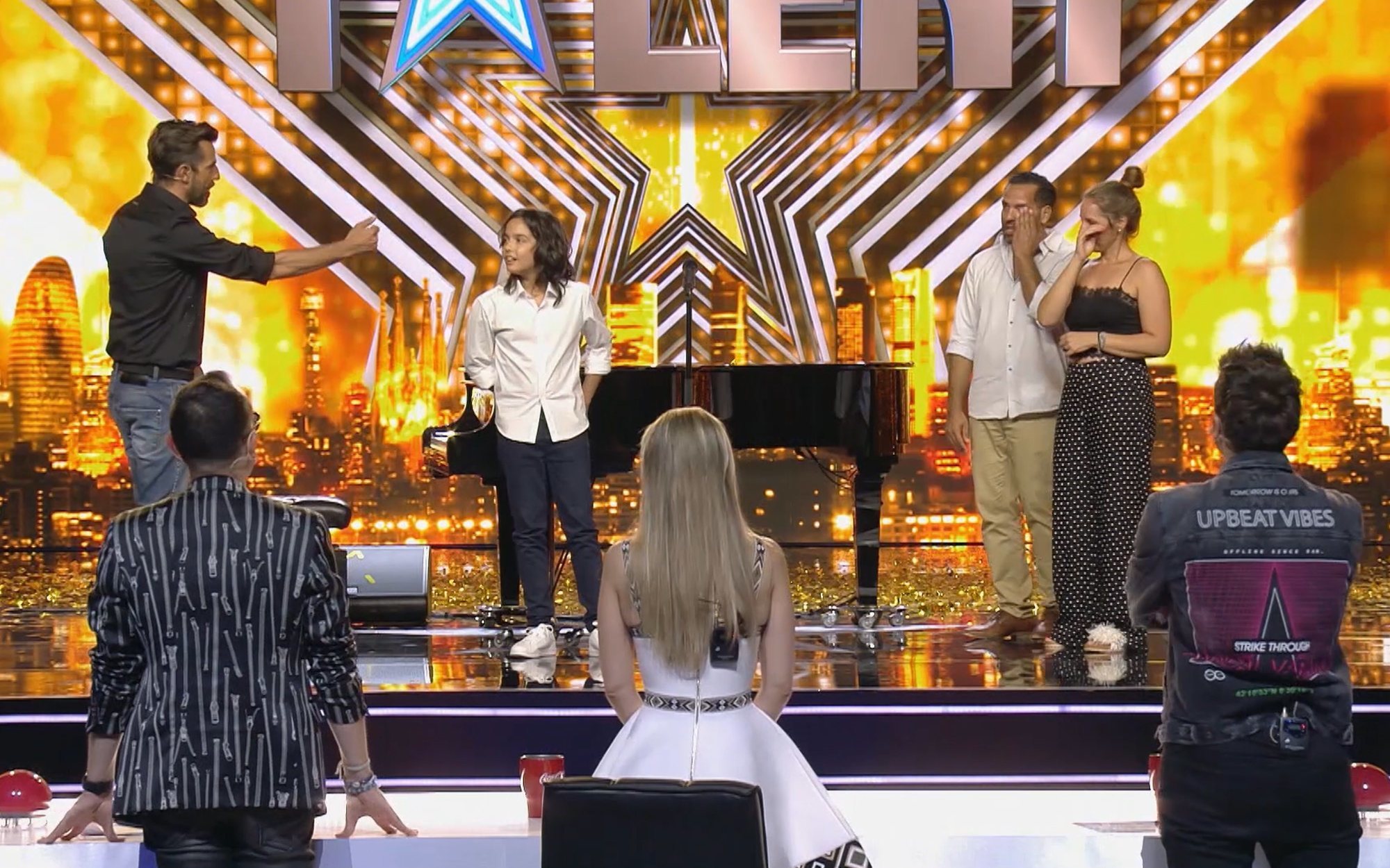 Antón, pianista autodidacta, se gana el Pase de Oro de Risto y Dani en 'Got Talent': "Has hecho magia"