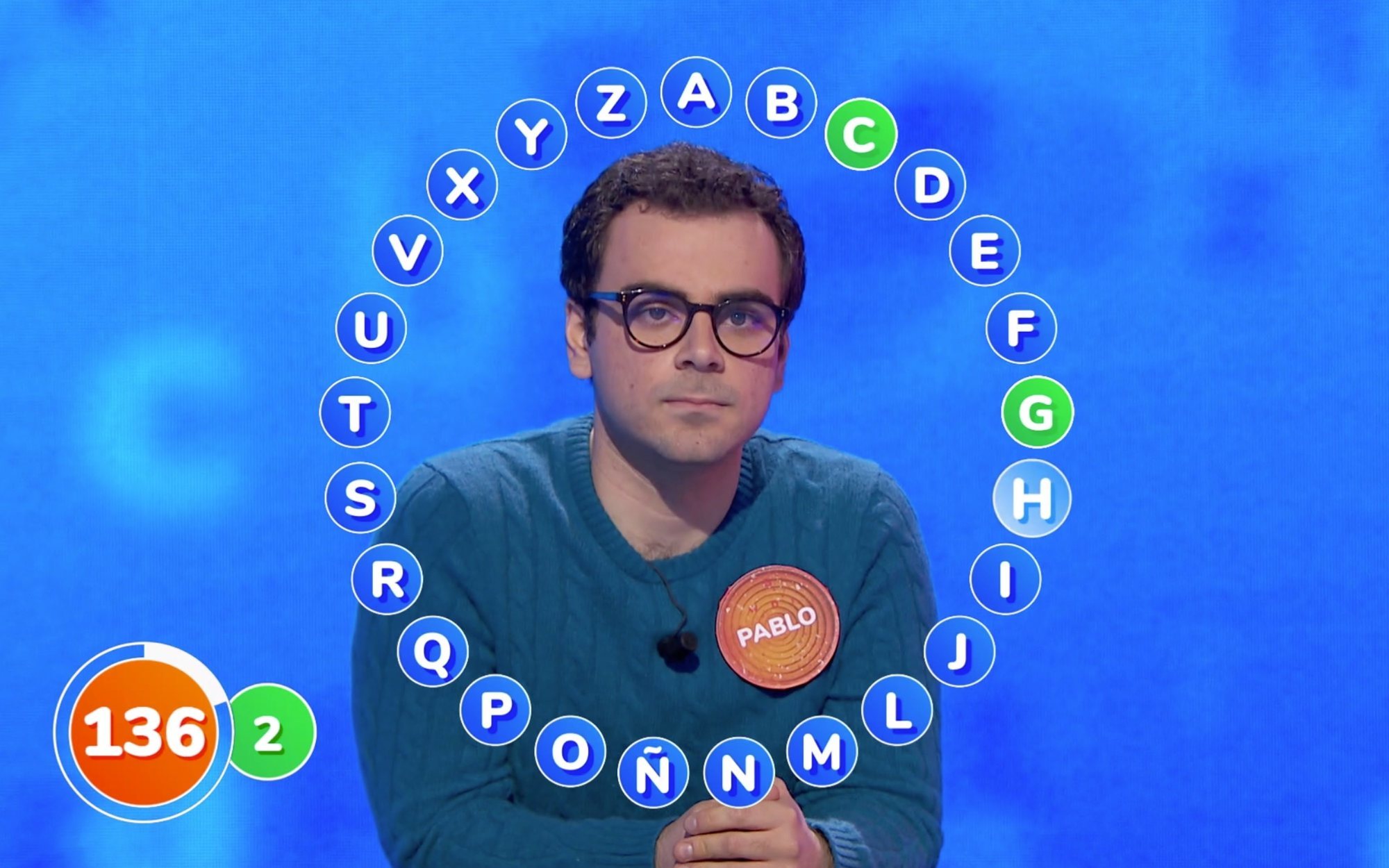 Pablo Díaz ('Pasapalabra') estuvo en 'La ruleta de la suerte' con solo 18 años
