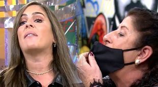 Anabel, fuera de sí en 'Sálvame' por los reproches de su tía abuela: "Para hablar de mi padre, lávate la boca"
