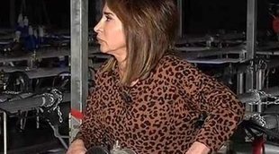 María Patiño sufre un ataque de vértigo desde las alturas de 'Sálvame': "Estoy empapada en sudor"