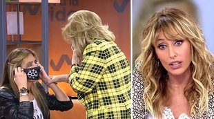 María Teresa Campos se salta el distanciamiento social y Emma García enloquece: "¡No toques!"