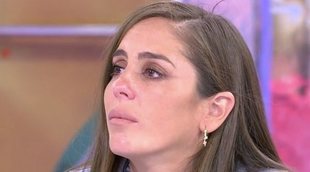 Una llamada de Kiko Rivera arranca las lágrimas de Anabel Pantoja en su ¿despedida? de 'Sálvame'