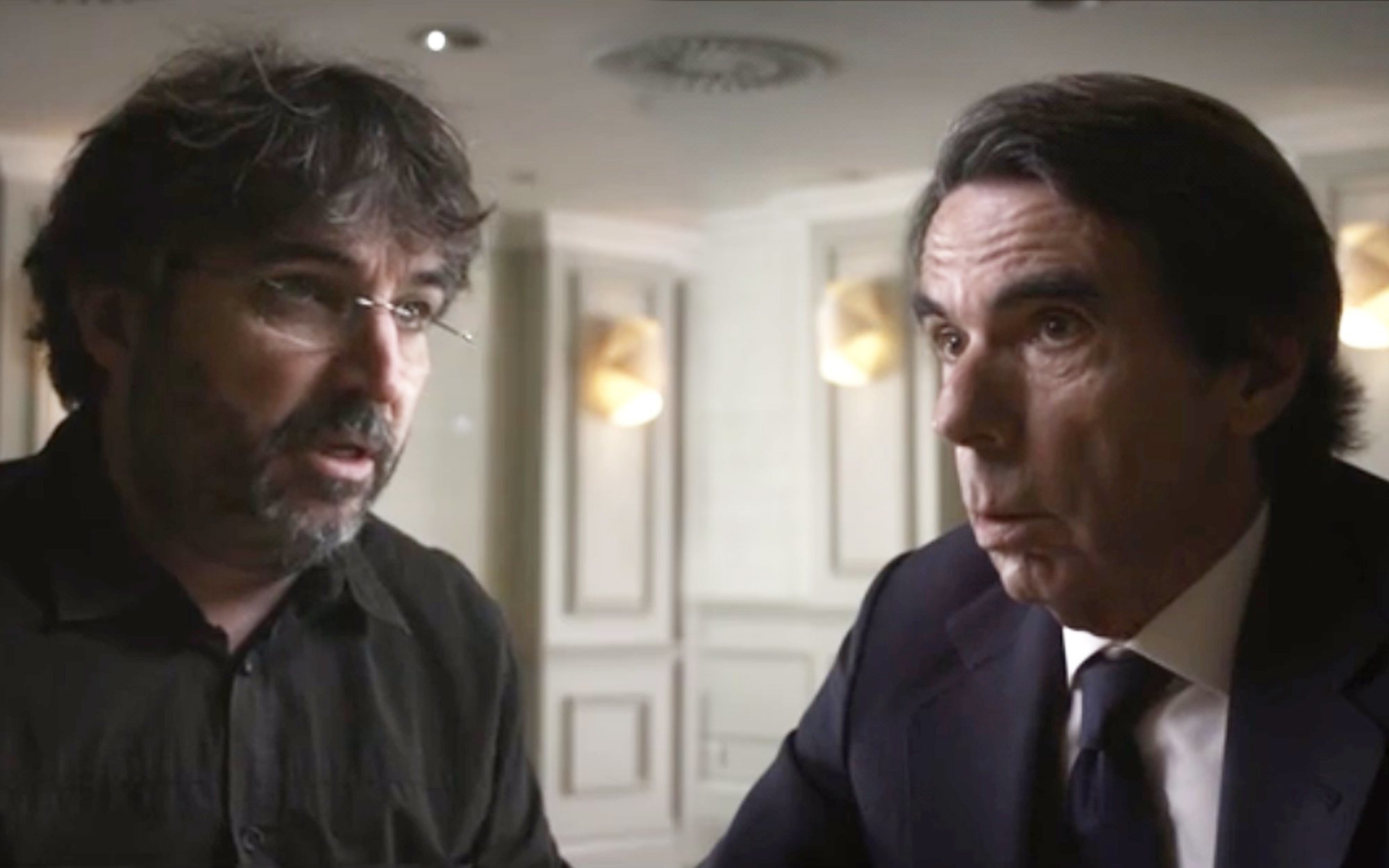 El encontronazo entre José María Aznar y Jordi Évole sobre el 11M: "No nos puede acusar de no decir la verdad"