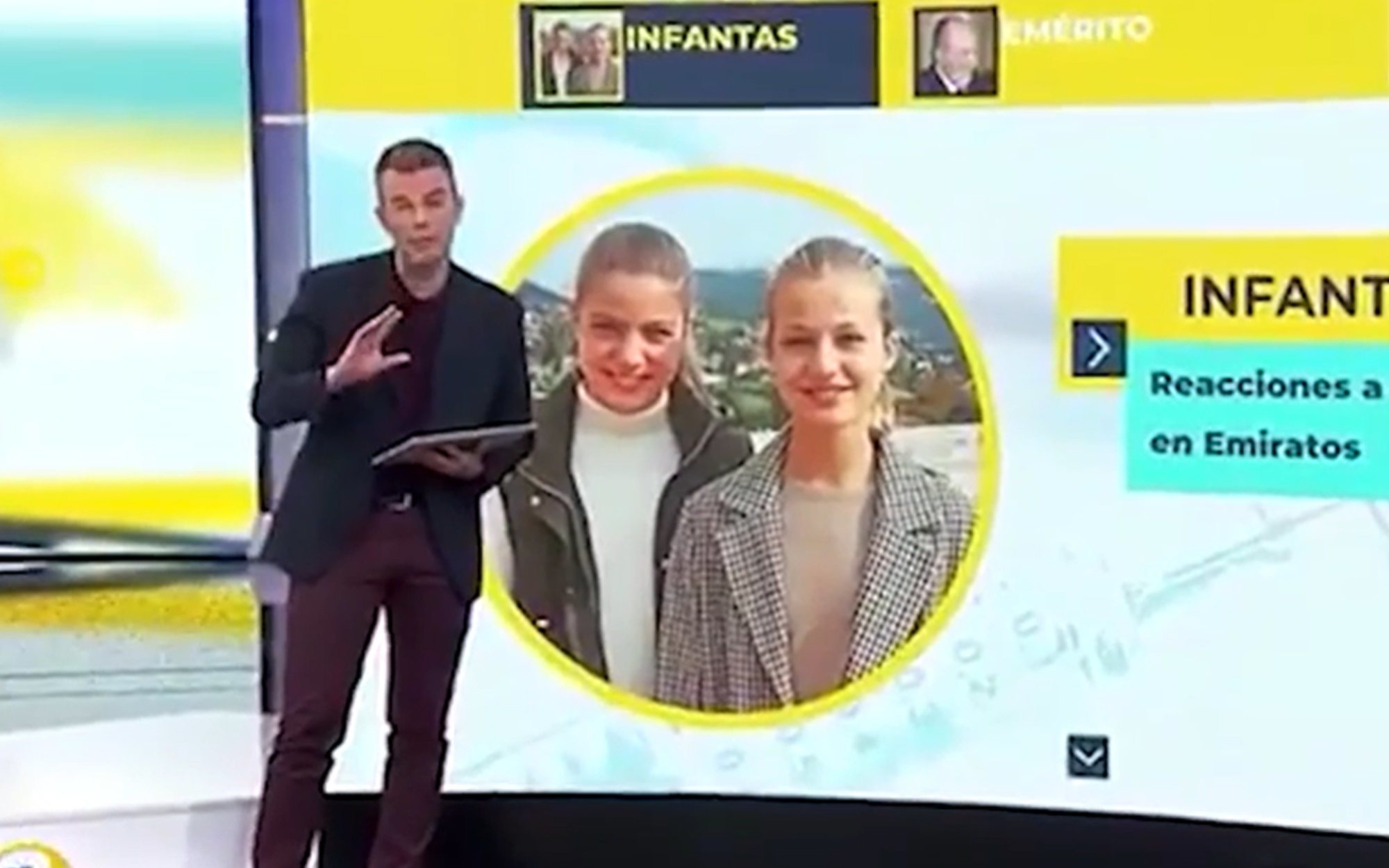 Nueva polémica en TVE por usar fotos de las infantas Leonor y Sofía al hablar de la vacunación de sus tías