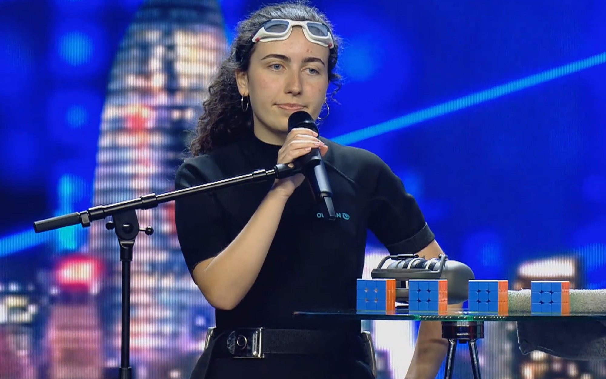 Berta regresa a 'Got Talent' cinco años después para mostrar sus progresos con el cubo de Rubik