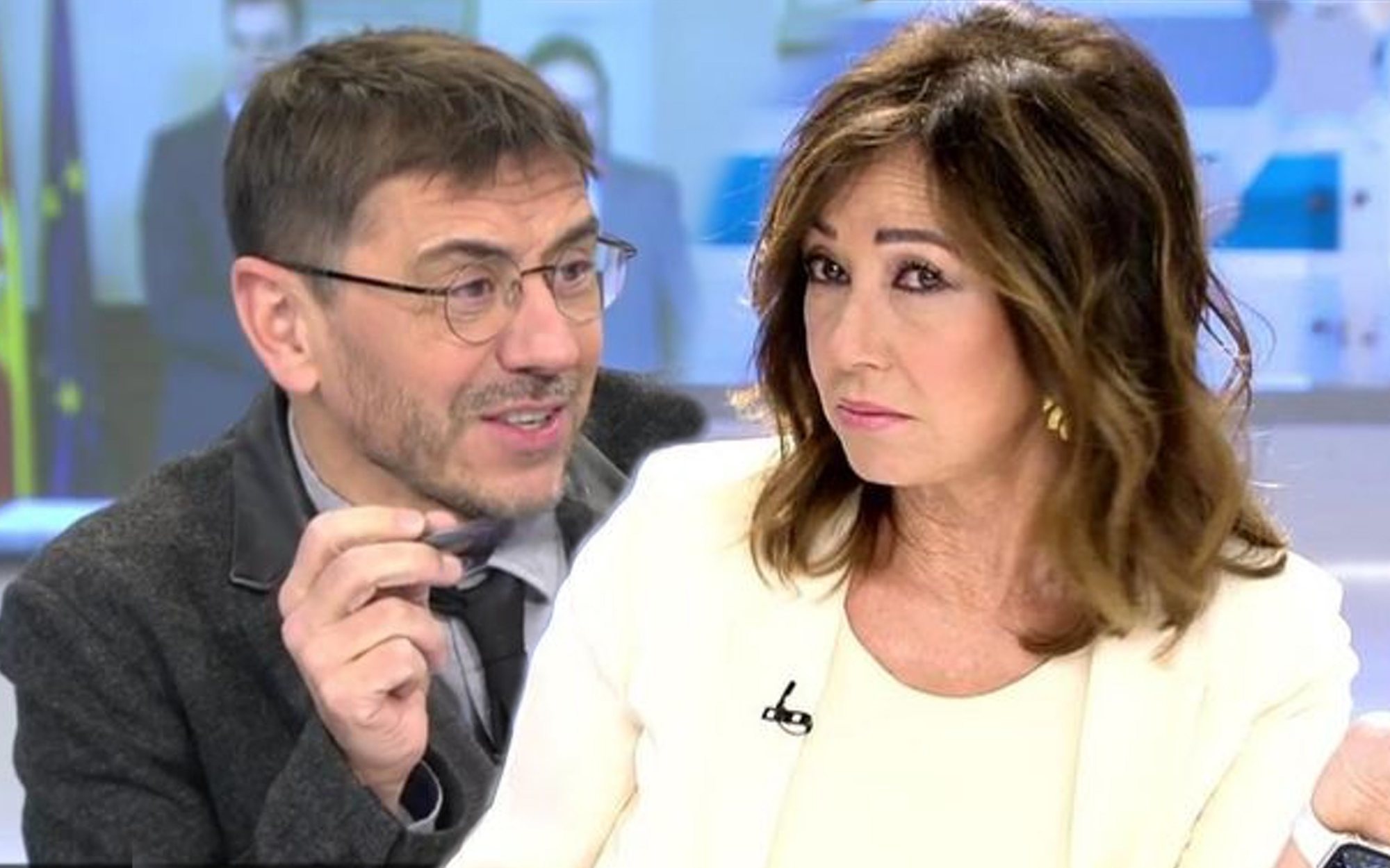 El zasca de Monedero a Ana Rosa Quintana: "Sé lo que es el fascismo, y de ciencias políticas sé yo más"