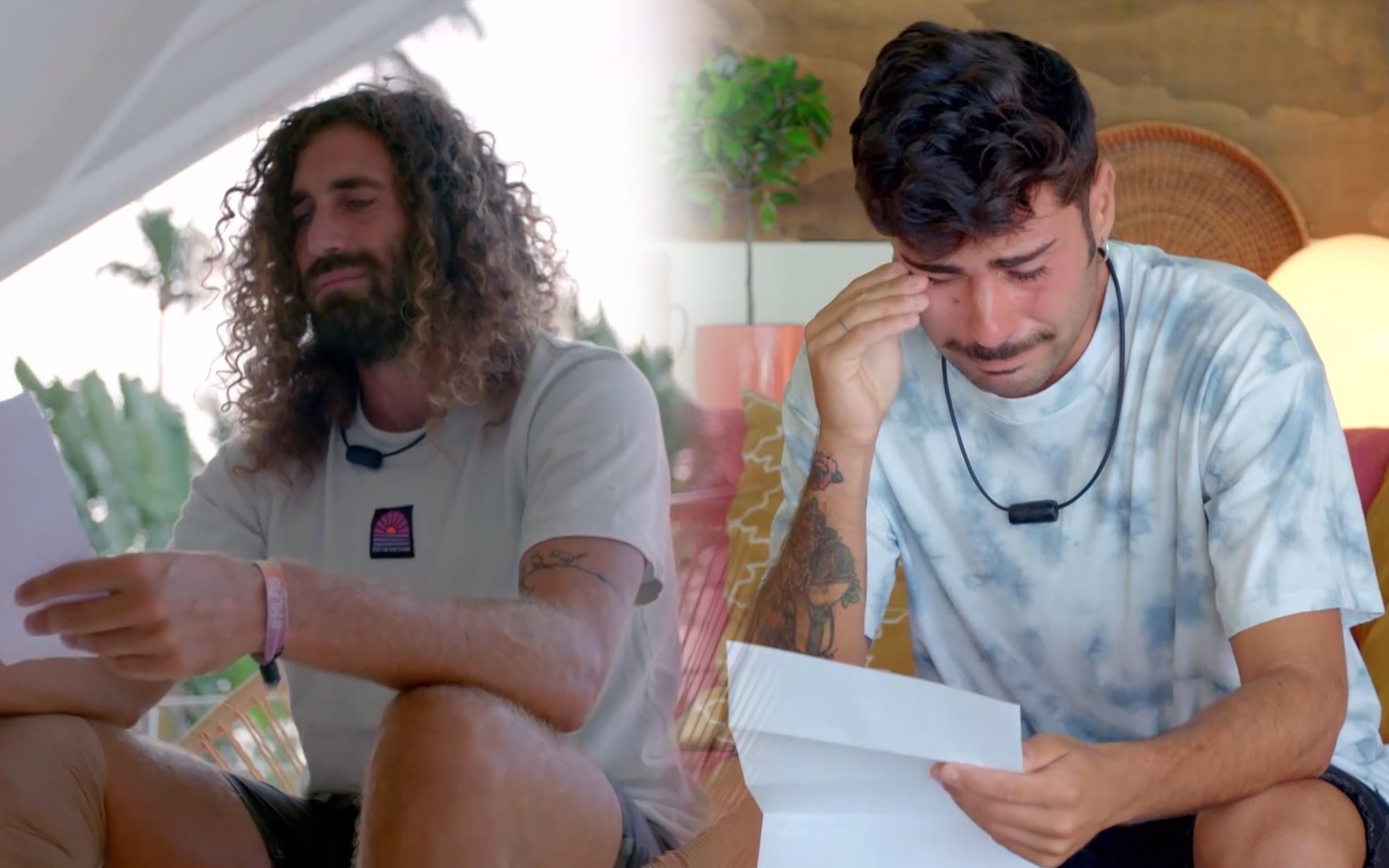 Claudia y Lara, felices con las cartas de Raúl y Hugo en 'La isla de las tentaciones': "Me sigue queriendo"