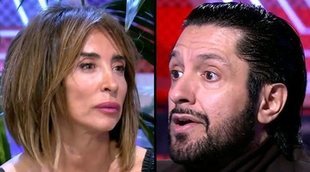 María Patiño huye de 'Sábado deluxe' ante la intervención de Rafael Amargo: "Con delincuentes no puedo hablar"